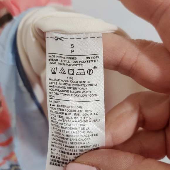 Banana Republic Striped Multicolor Pleated Skirt, Size 2 - Picture 4 of 6